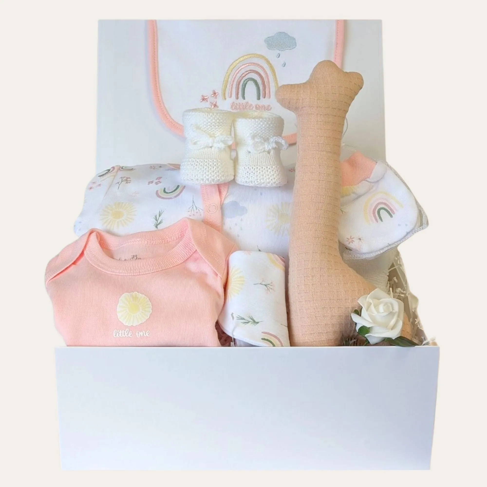 Baby Girl Clothing Gifts Box Organic Giraffe