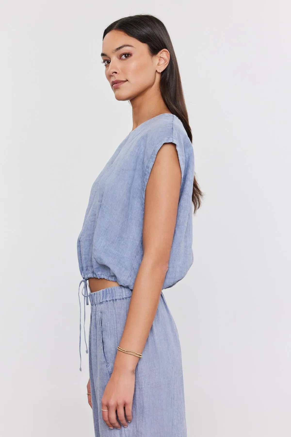 BAYLA LINEN TOP