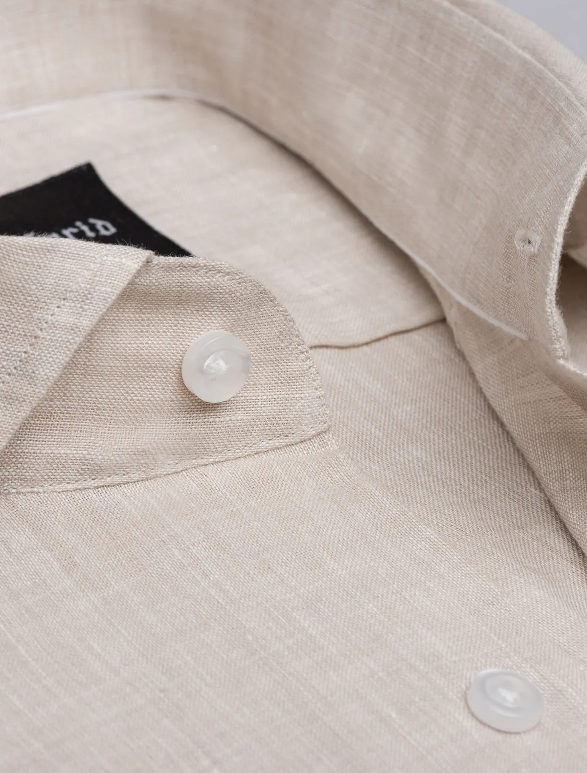 BEIGE LINEN SHIRT