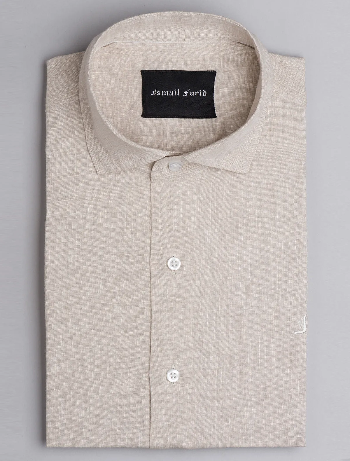 BEIGE LINEN SHIRT