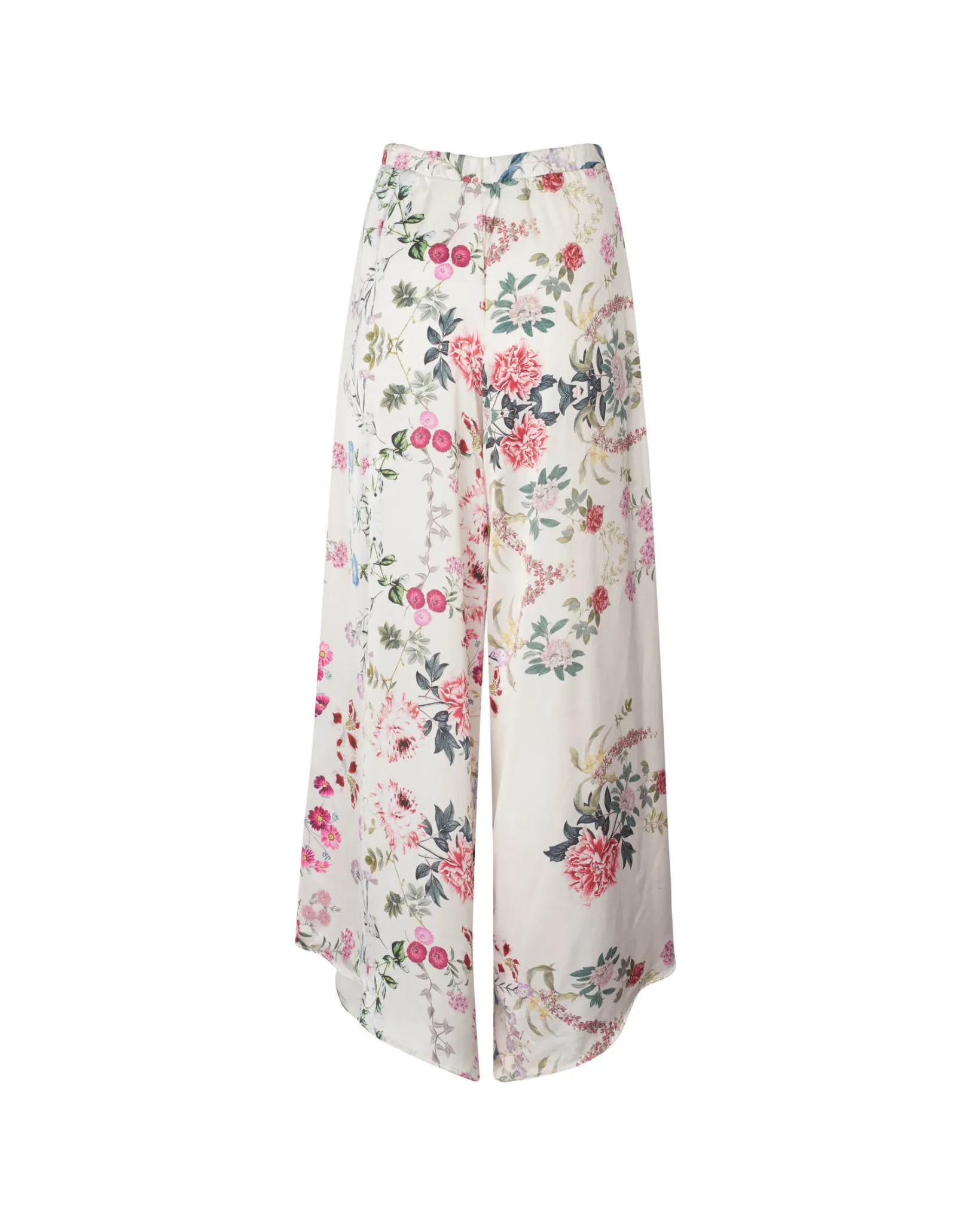 Bloom White Floral Pants