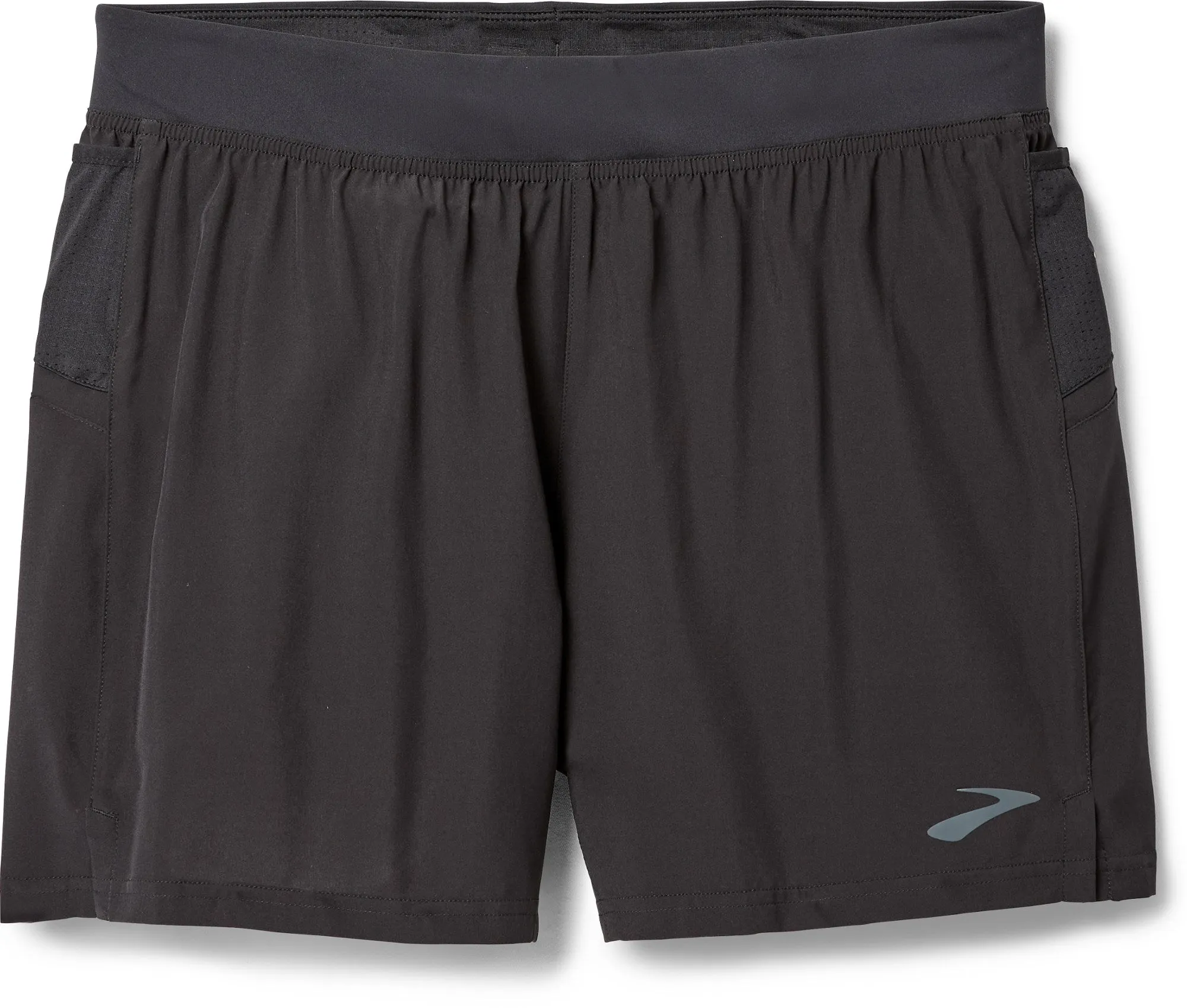 Brooks Men's Sherpa Shorts 5" Inseam Black