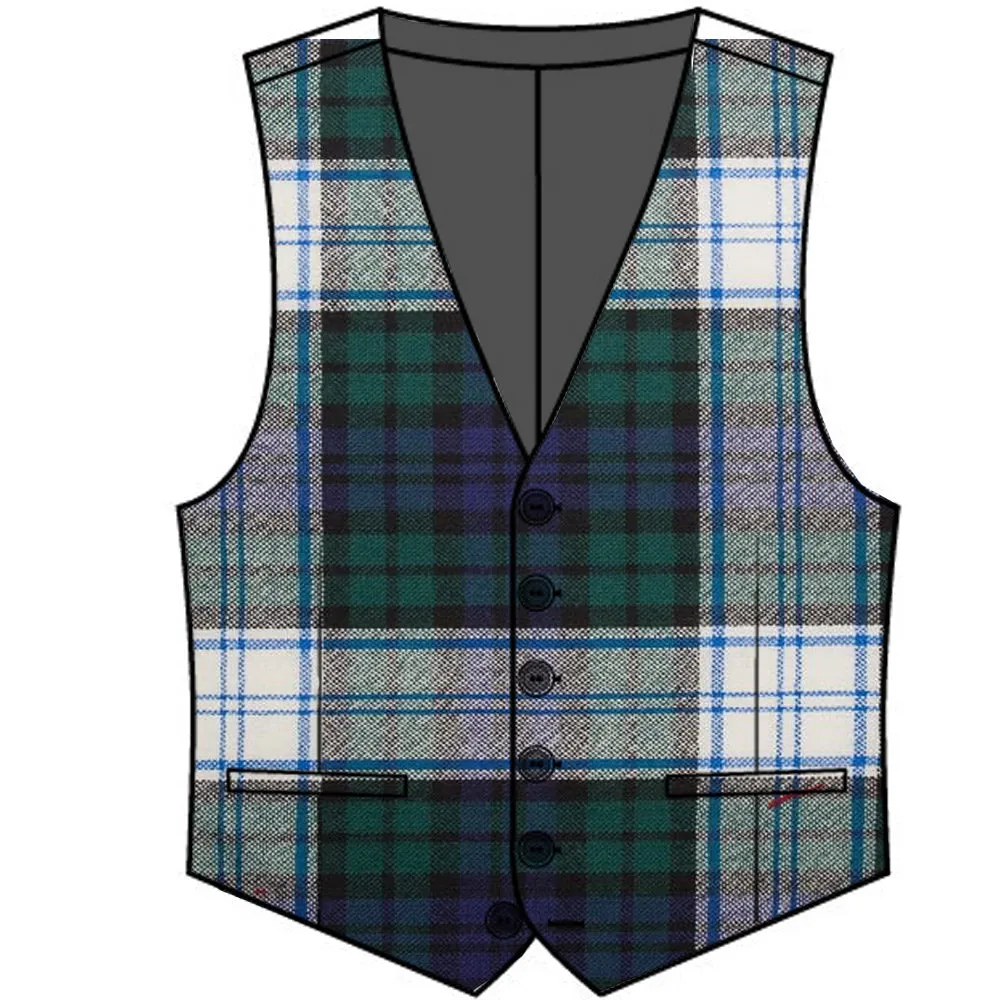 Campbell Dress Modern Gents Waistcoat