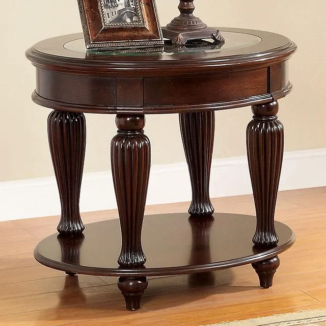 Centinel Dark Cherry End Table