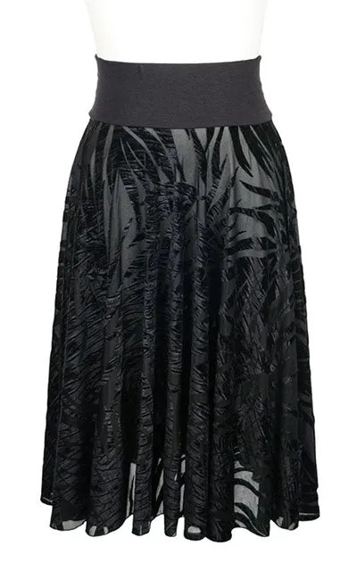 Circle Skirt - Burnout Velvet Collection - Limited Availability