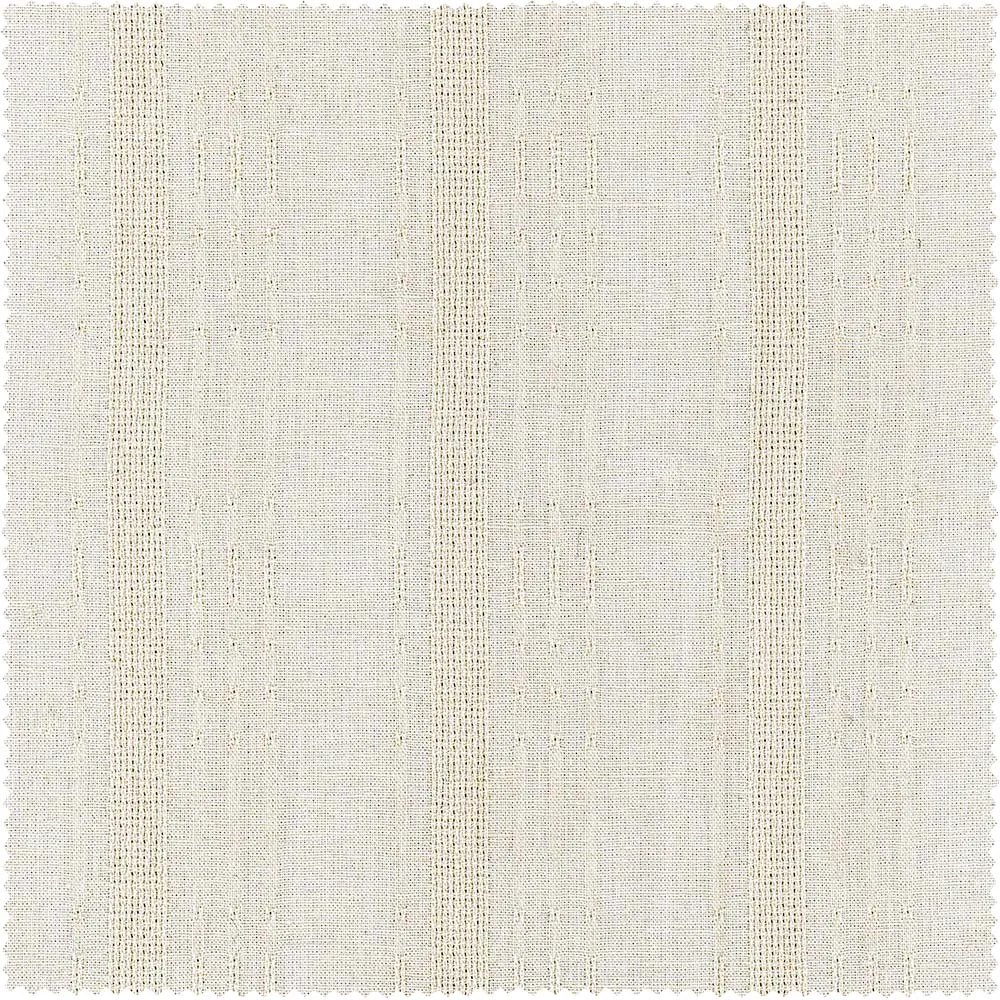 Cream Cotton/Linen Dobby Stripe