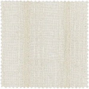 Cream Cotton/Linen Dobby Stripe