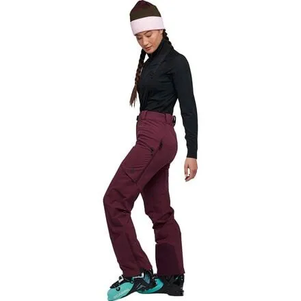 Dawn Patrol trousers - women's Black Diamond, Blackberry color