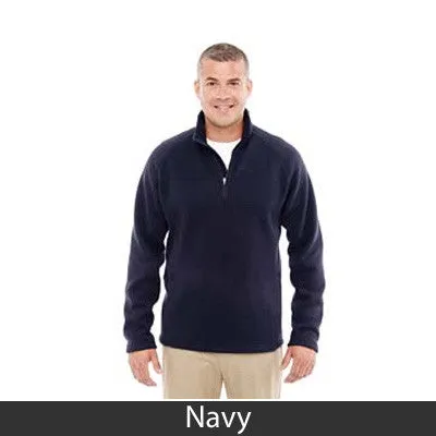 Devon & Jones Adult Bristol Sweater Fleece Quarter-Zip