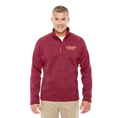 Devon & Jones Adult Bristol Sweater Fleece Quarter-Zip