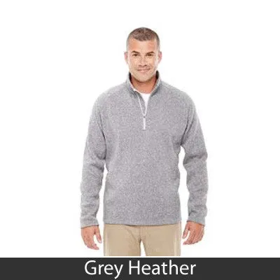 Devon & Jones Adult Bristol Sweater Fleece Quarter-Zip