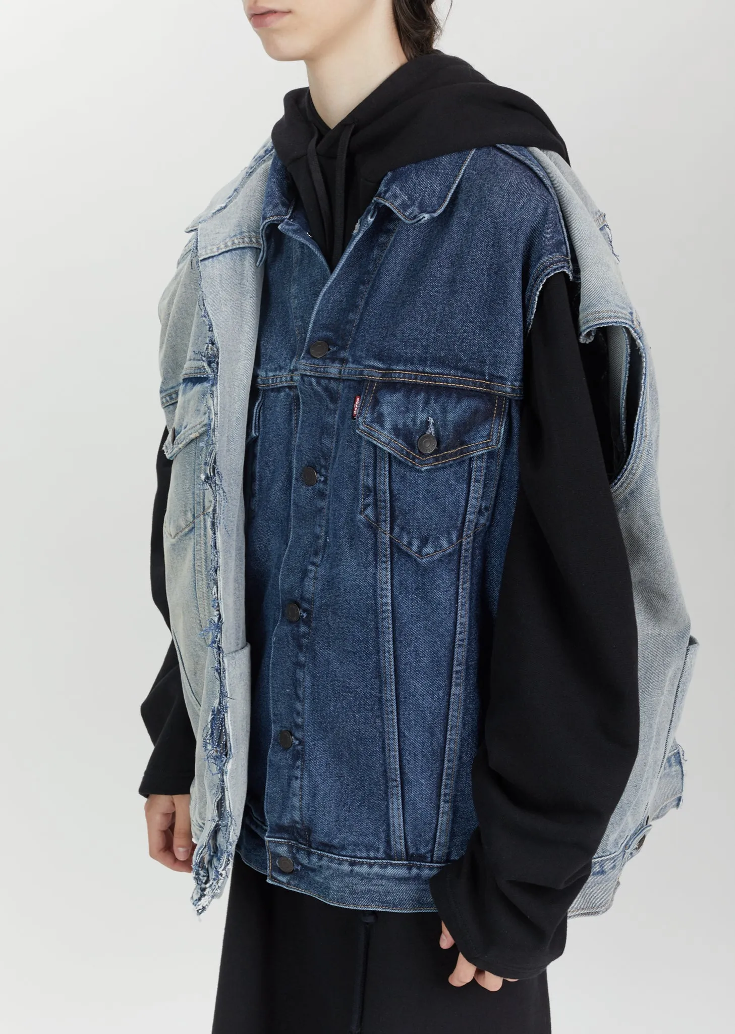 Double Denim Vest