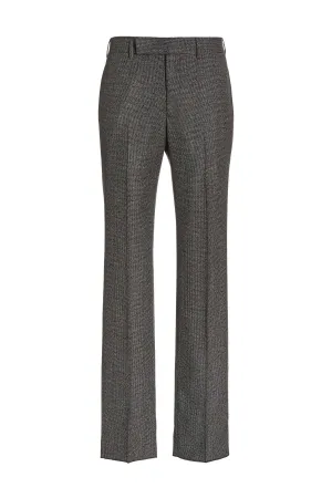 Ernest Pant in Grey/Black Multi Wool