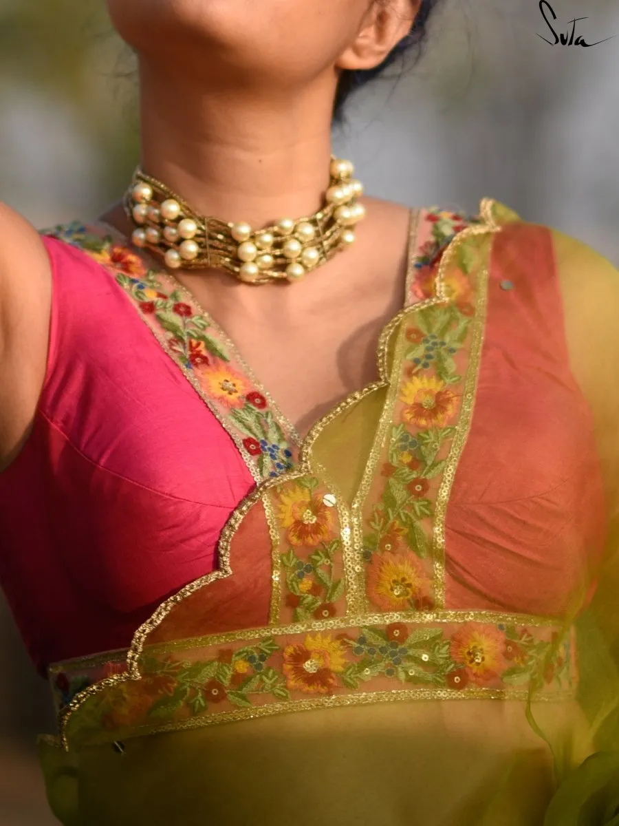 Gulabi Bagicha  ( Blouse )