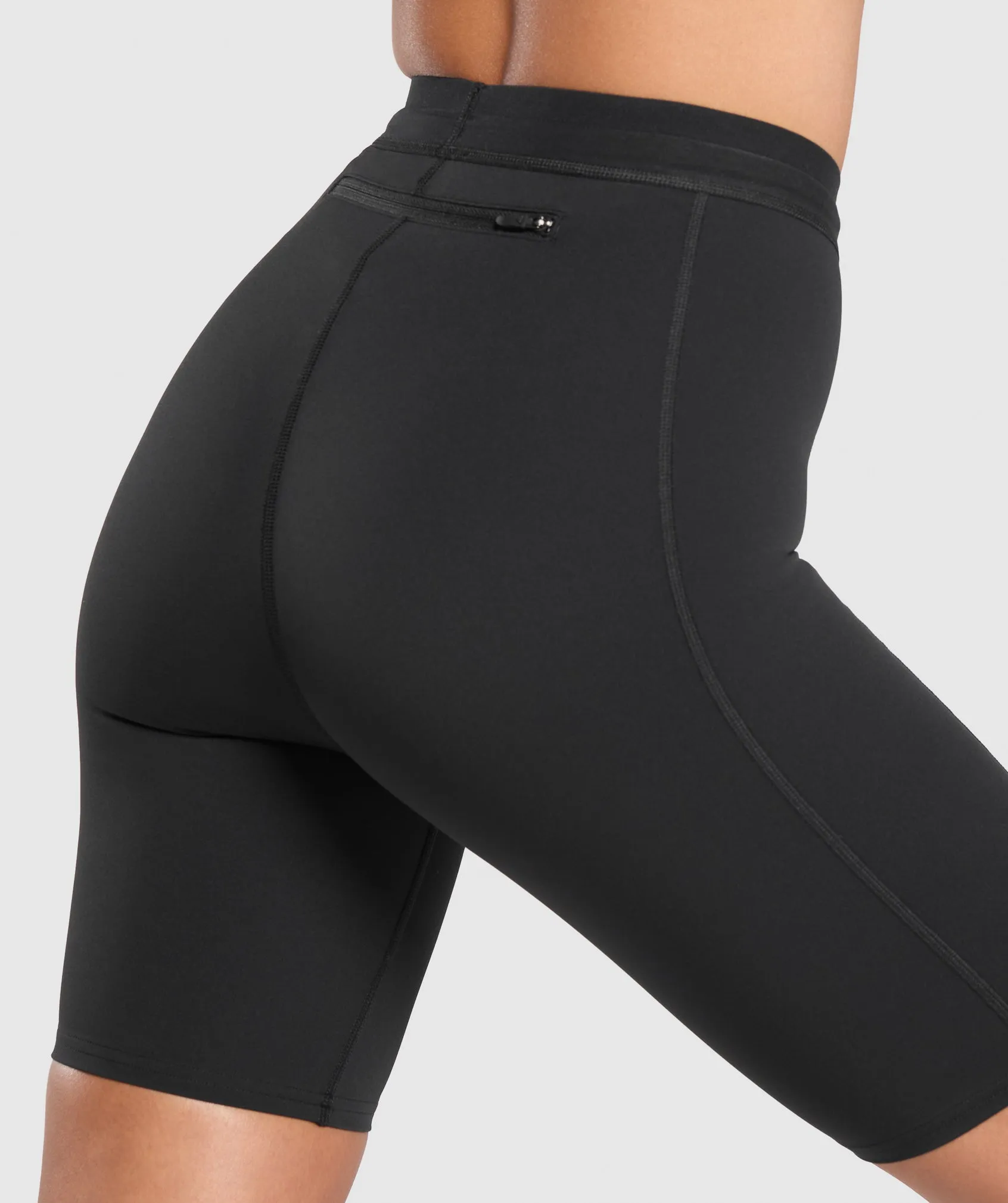 Gymshark Running Cycling Shorts - Black