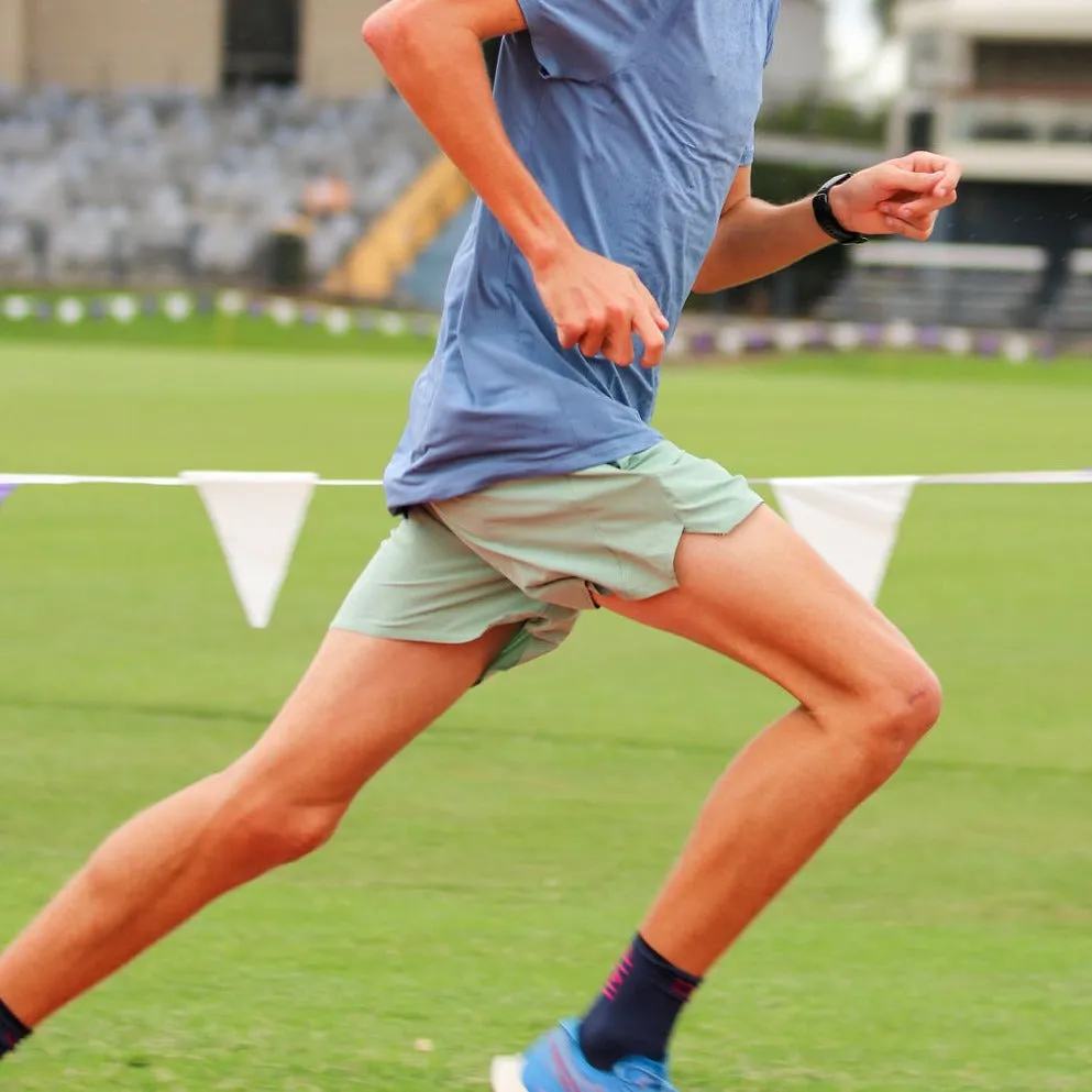 IMPI Boys Running Shorts - Moss Green