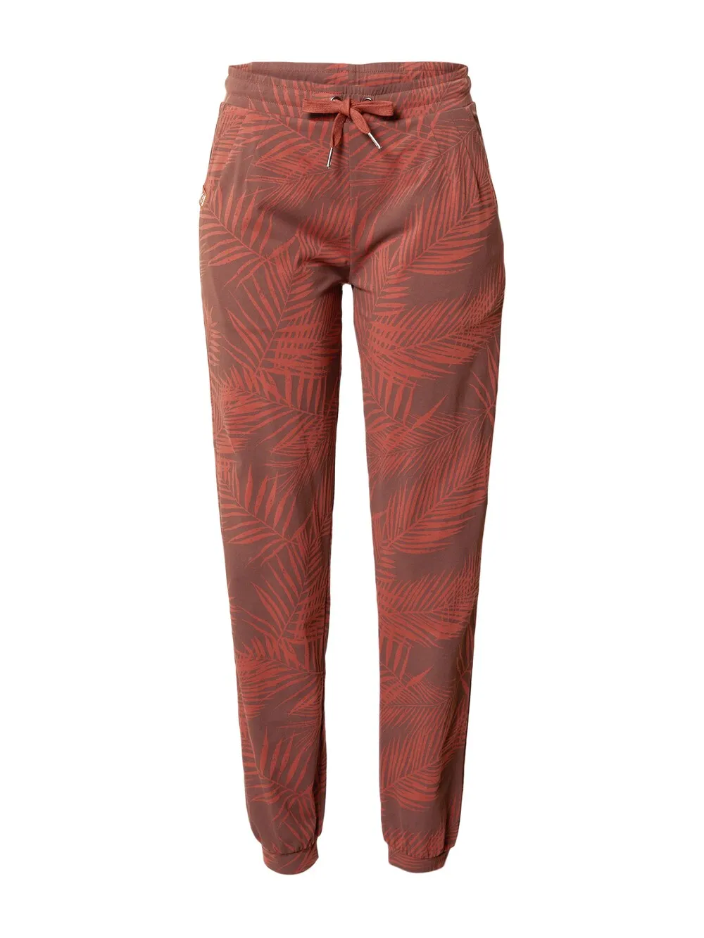 Iriedaily La Palma tapered trousers, rusty red