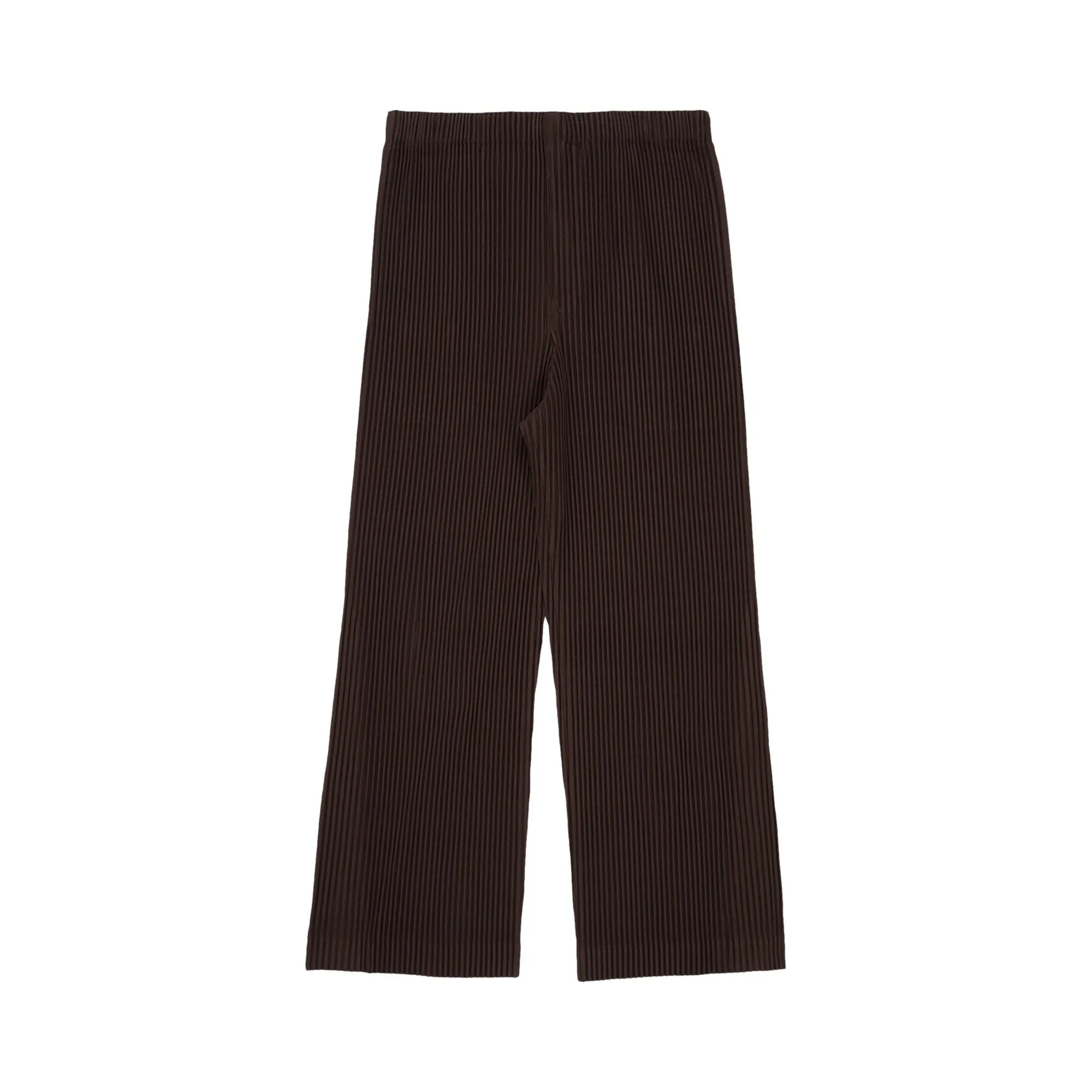 Issey Miyake Burnt Brown Pleated Pants