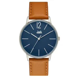 Jag Billy J2256 Brown Leather Mens Watch