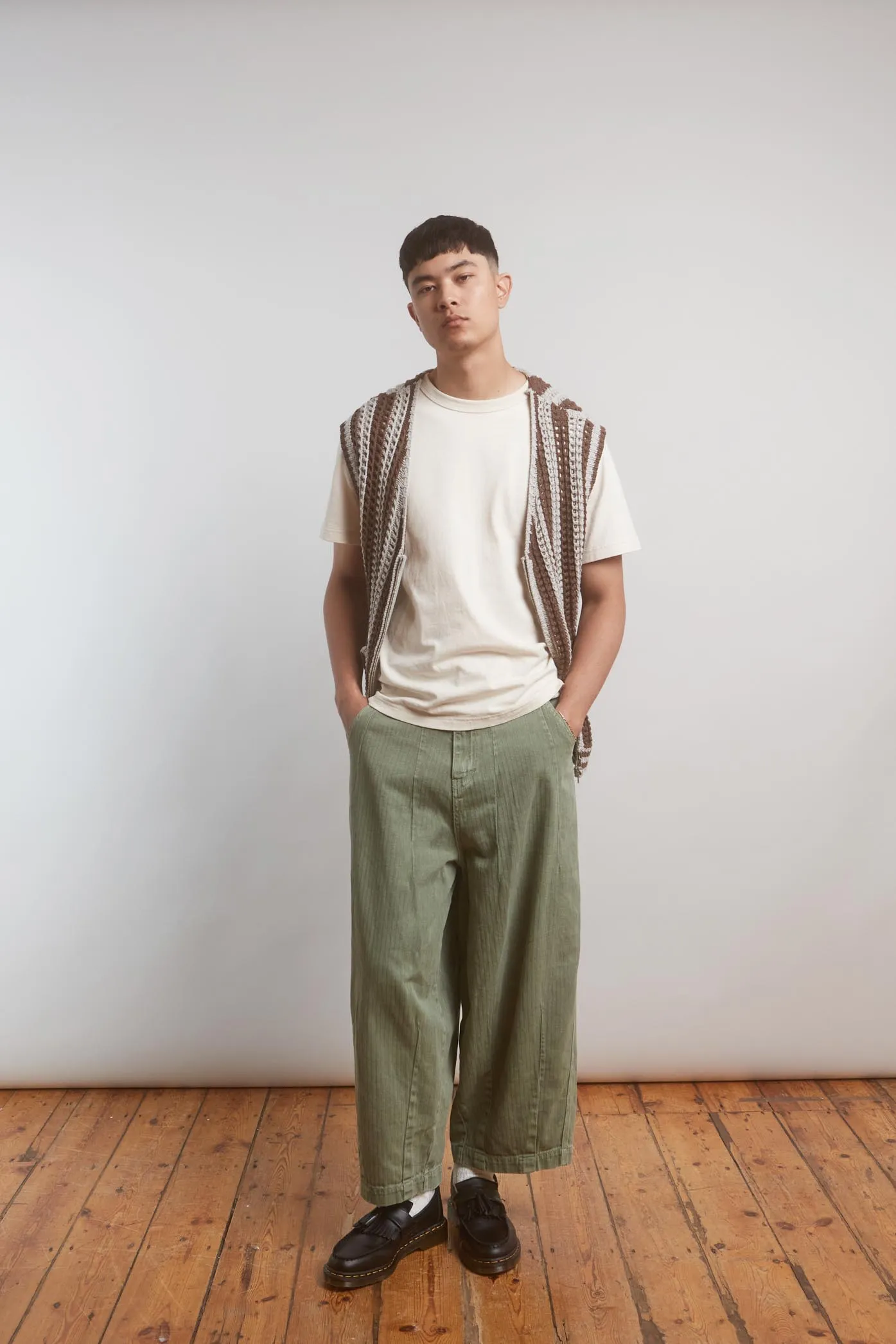 Khaki Balloon Pants