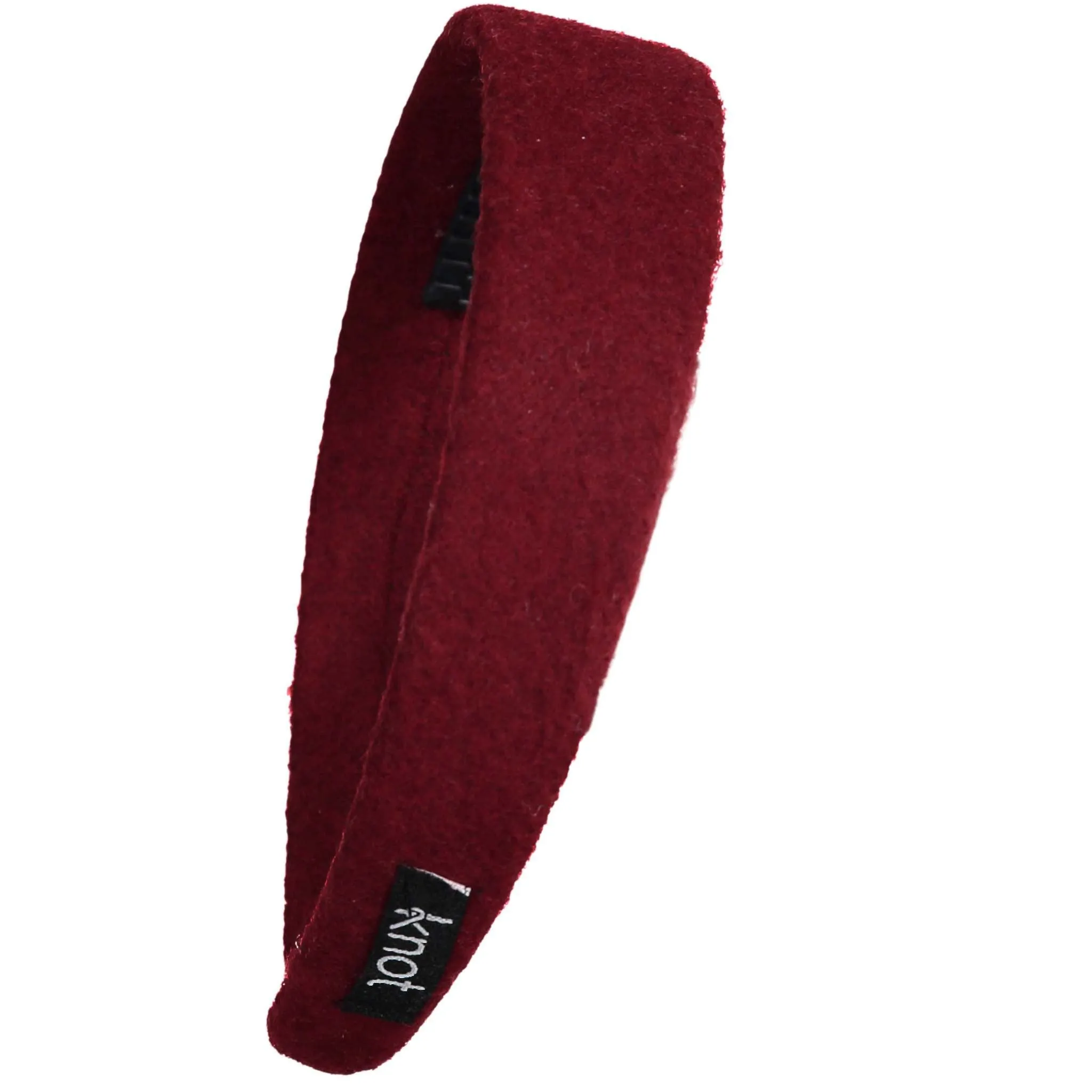 Knot Burgundy Woolen Headband