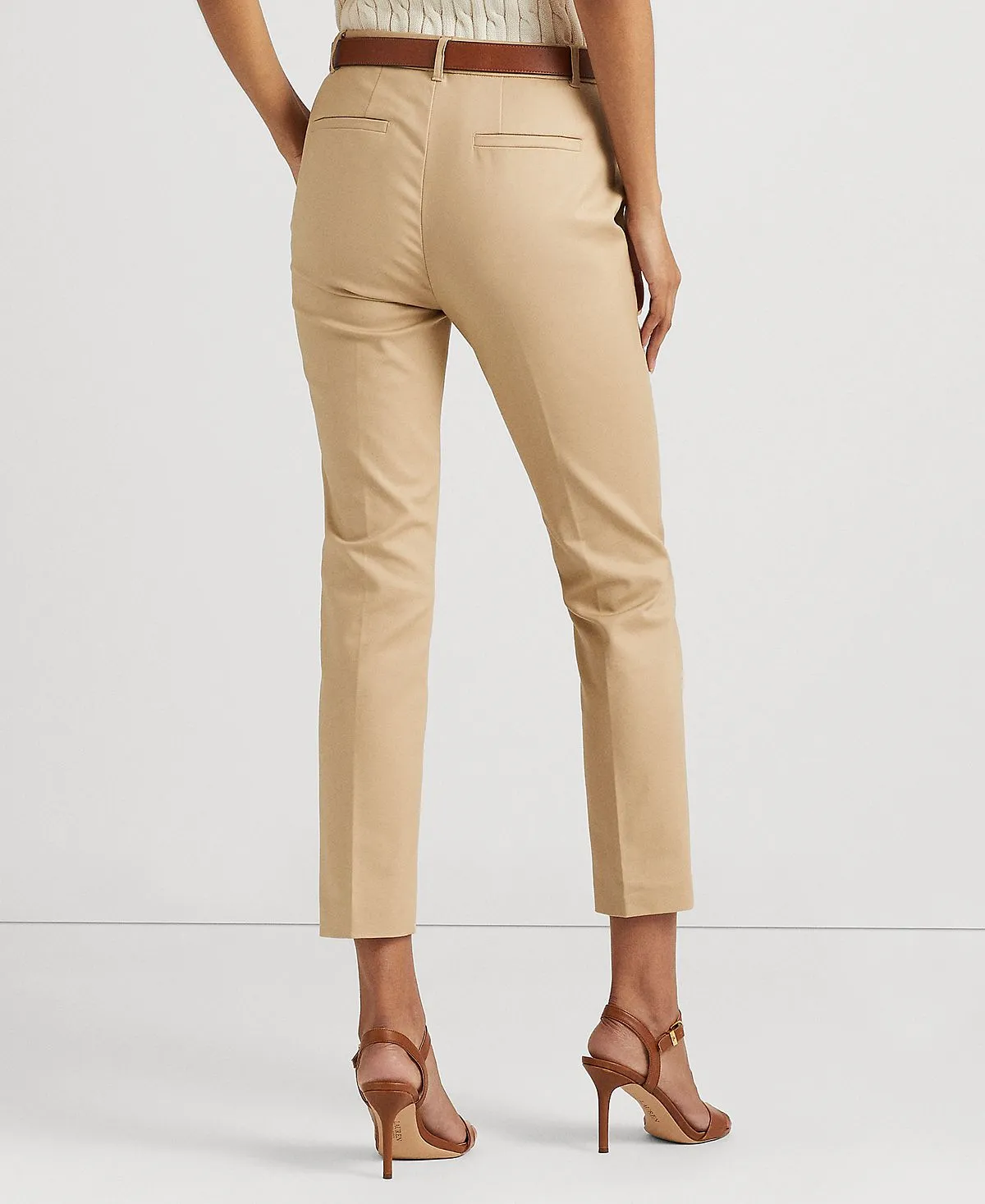 Lauren Ralph Lauren Reversible Stretch Cotton Pants