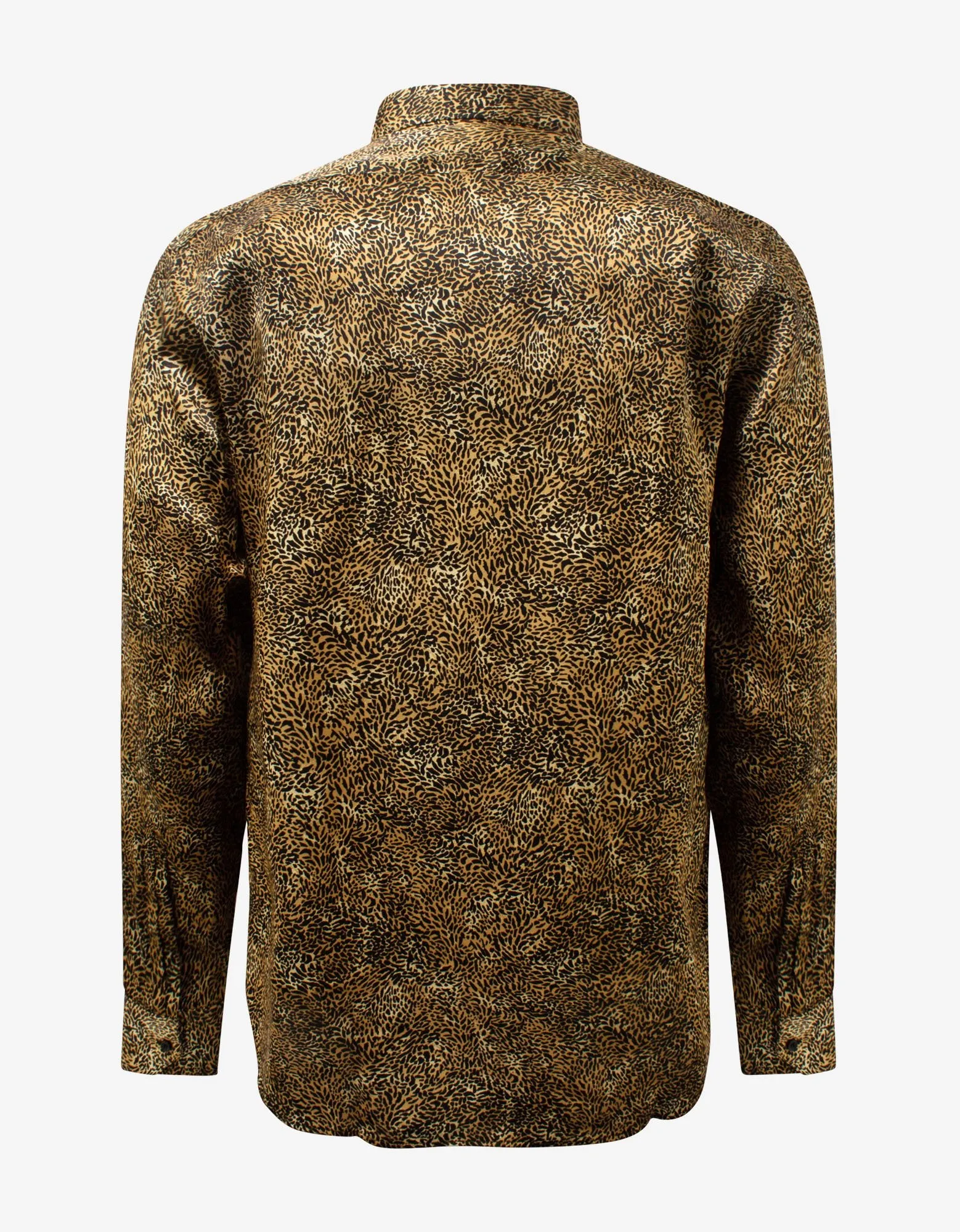 Leopard Print Silk Shirt