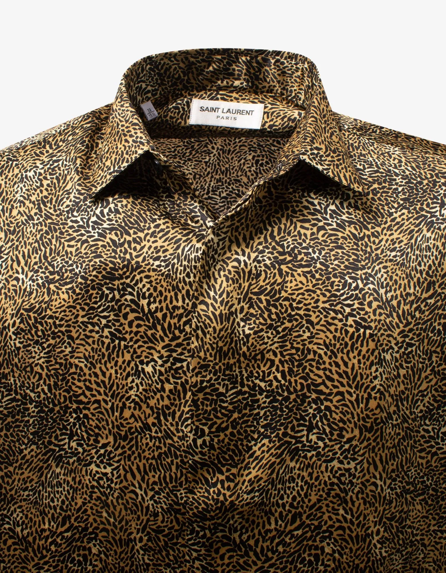 Leopard Print Silk Shirt