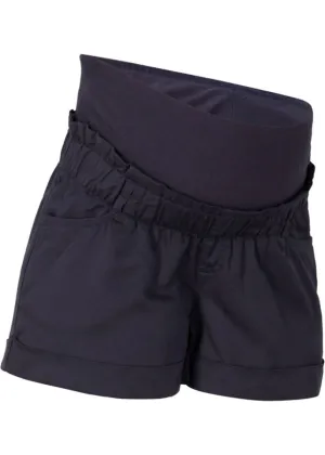 Lyocell twill maternity shorts Bpc Bonprix Collection, blue