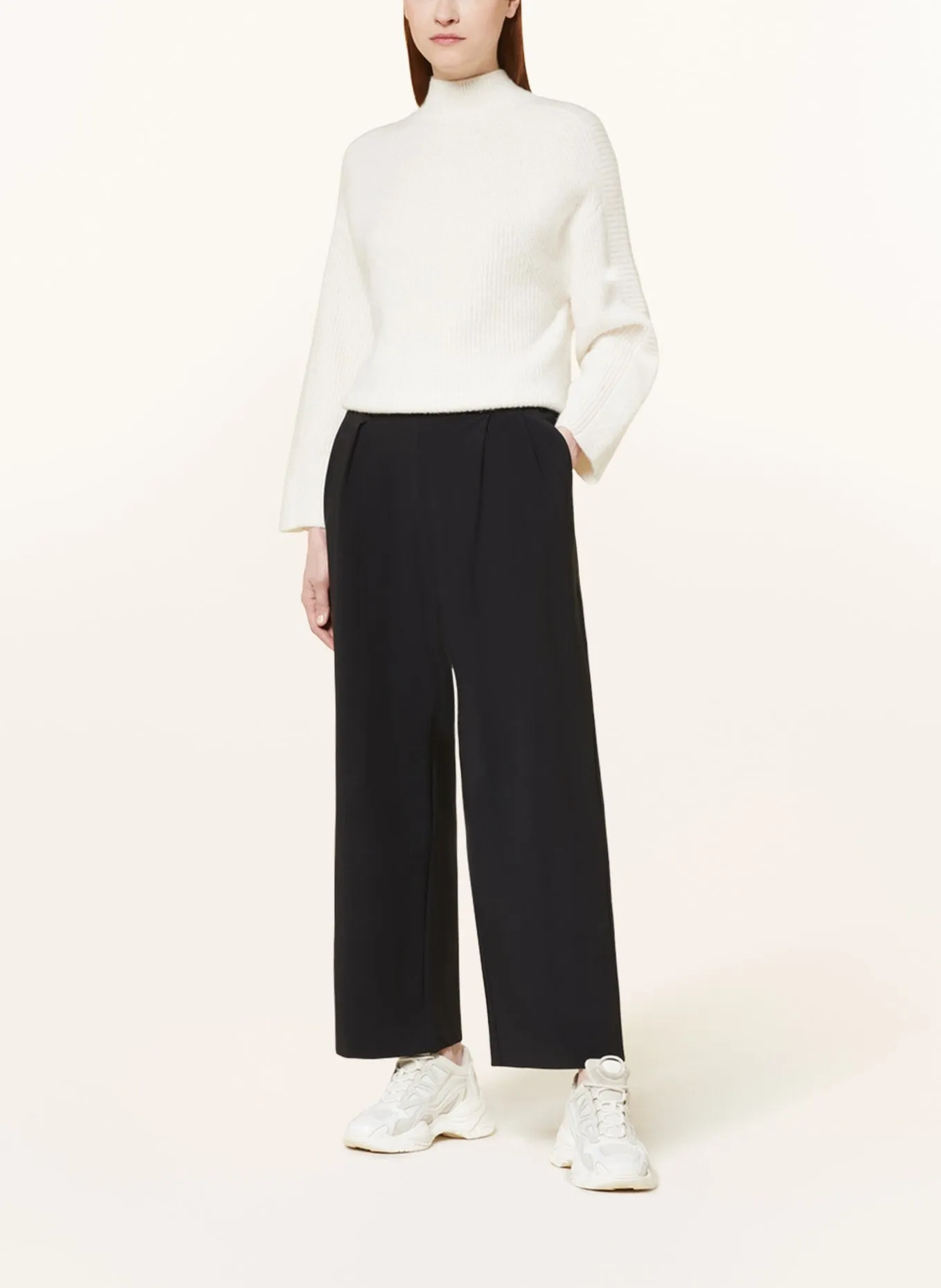 Marlene trousers RAFFAELLO ROSSI ABETA, black