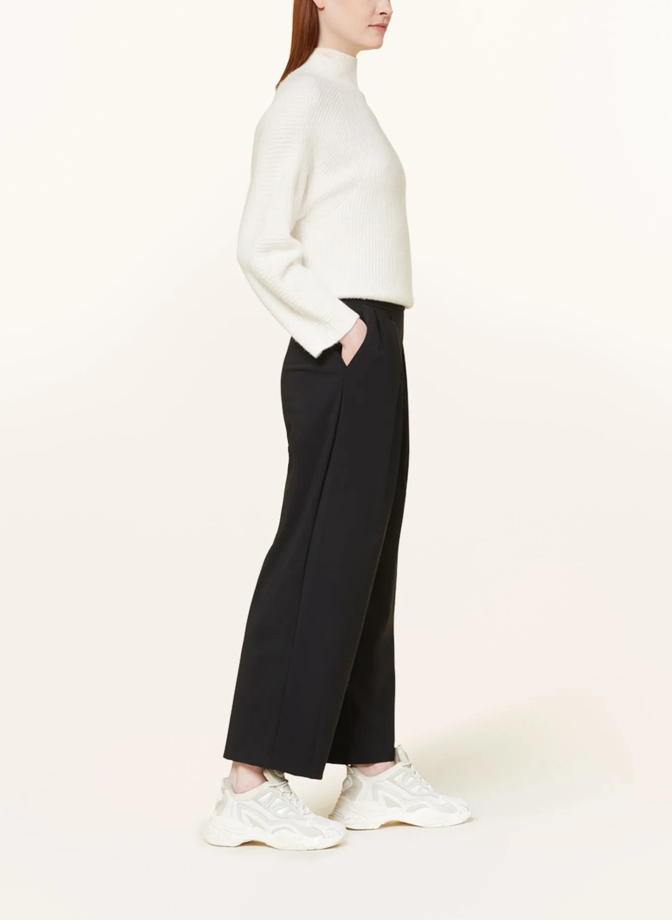 Marlene trousers RAFFAELLO ROSSI ABETA, black