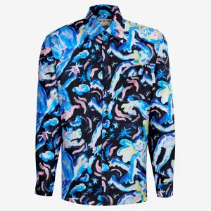 Marni Lucifer Print Silk Shirt