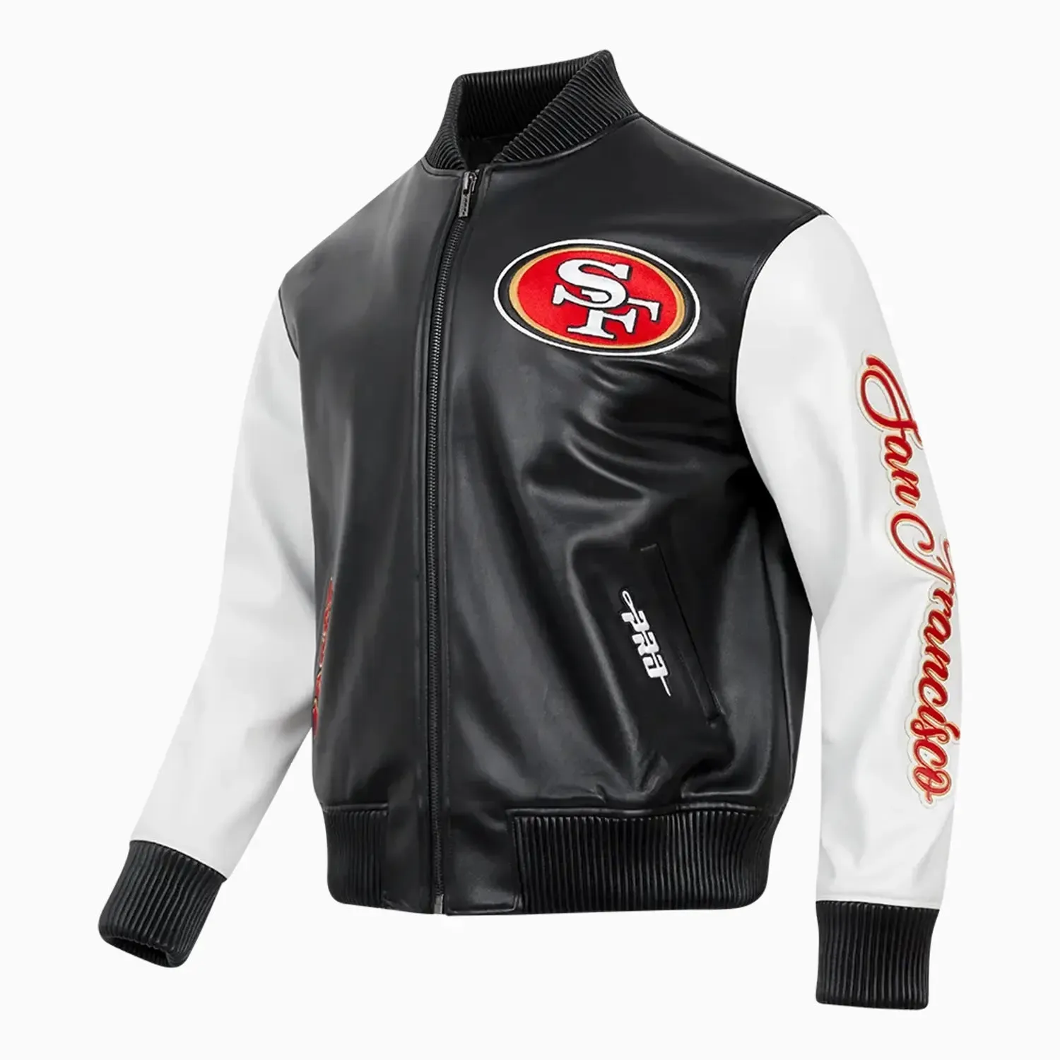 Men's San Francisco 49Ers NFL Signature Leather Varsity Jacket