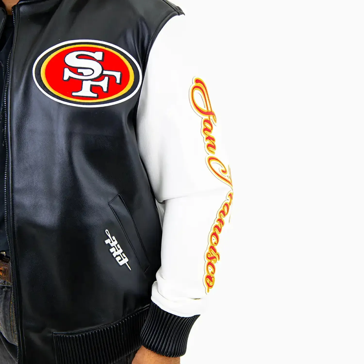 Men's San Francisco 49Ers NFL Signature Leather Varsity Jacket