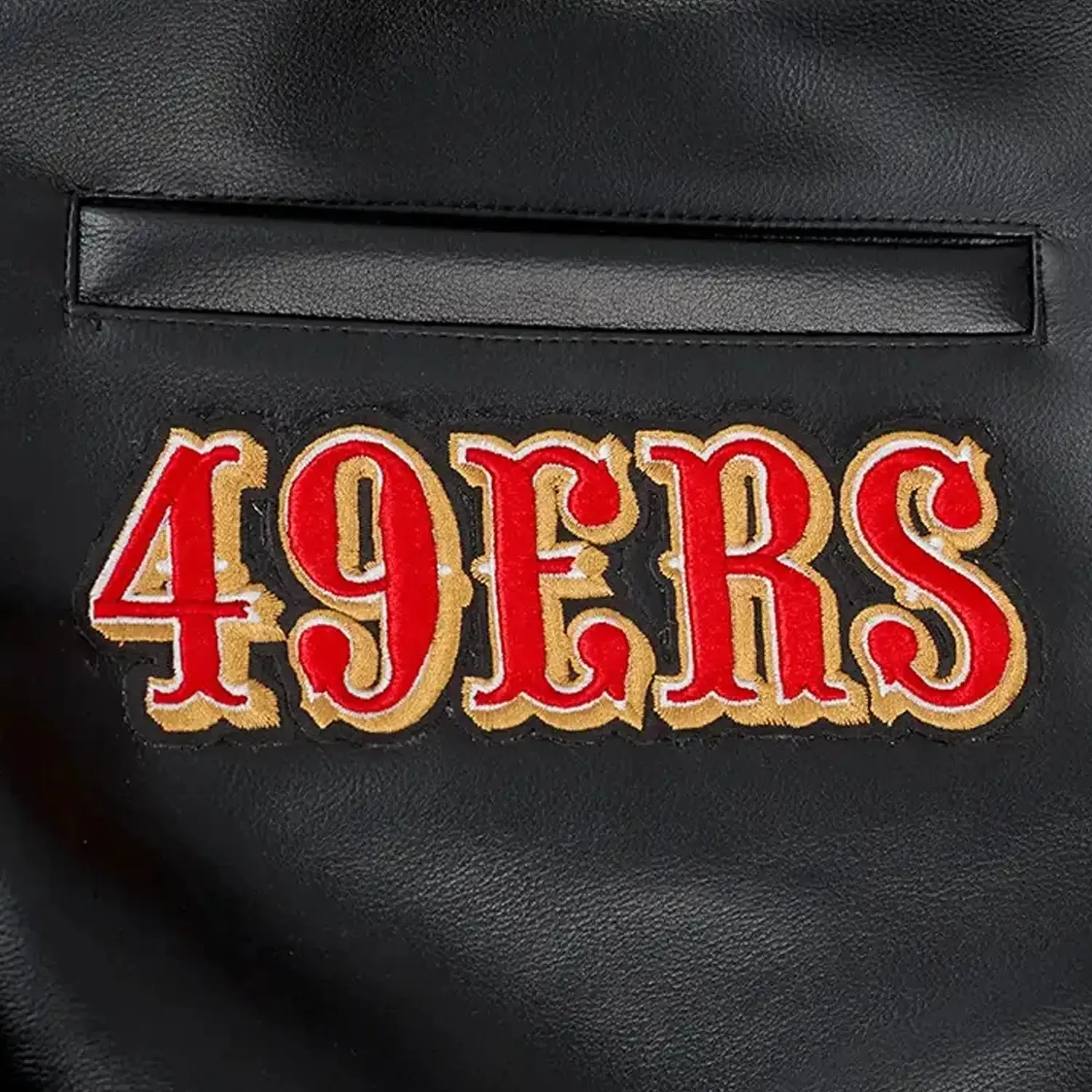 Men's San Francisco 49Ers NFL Signature Leather Varsity Jacket