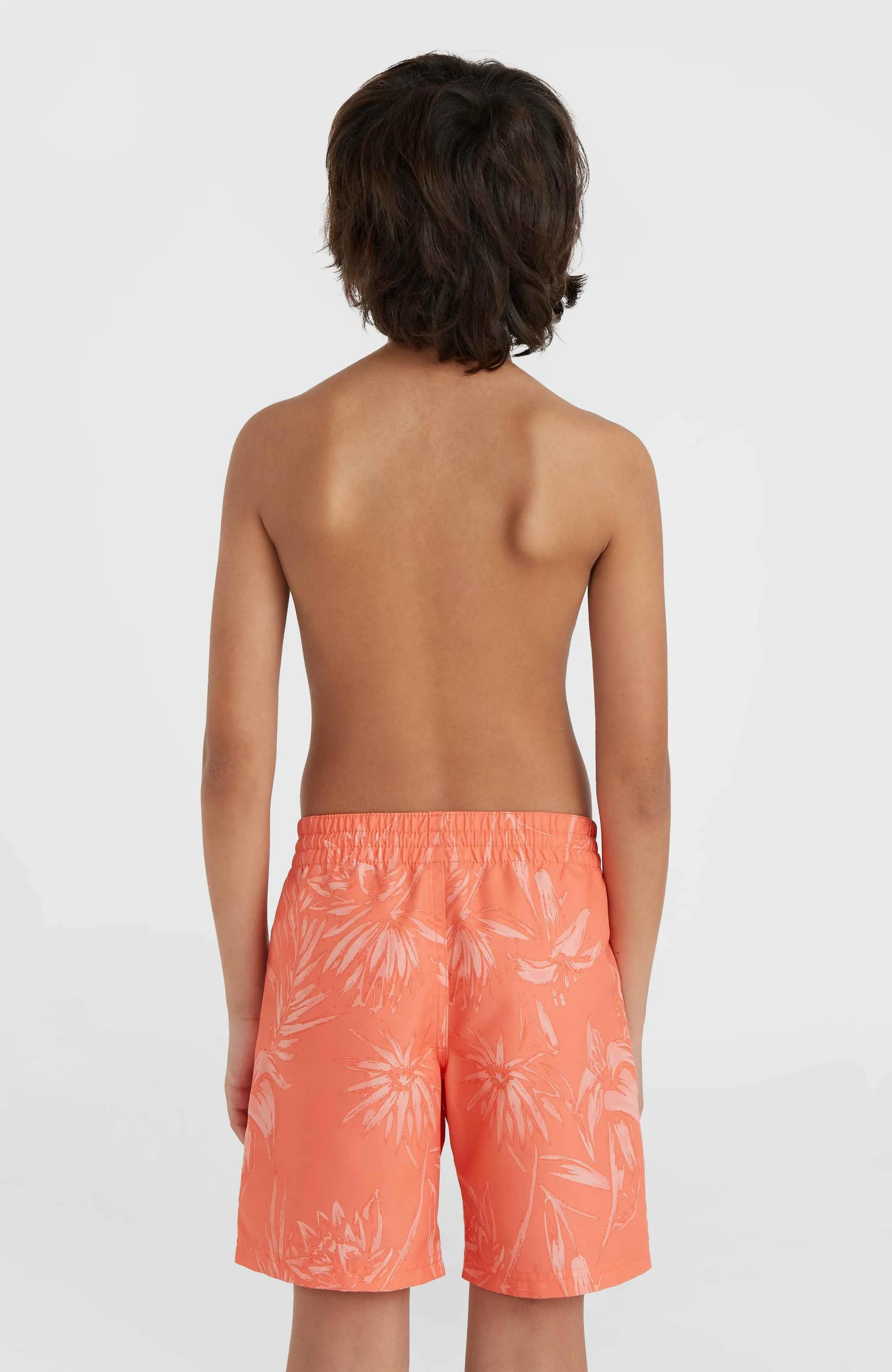 Mix and Match Cali Floral 14'' Swim Shorts | Living Coral Tonal Tropicana