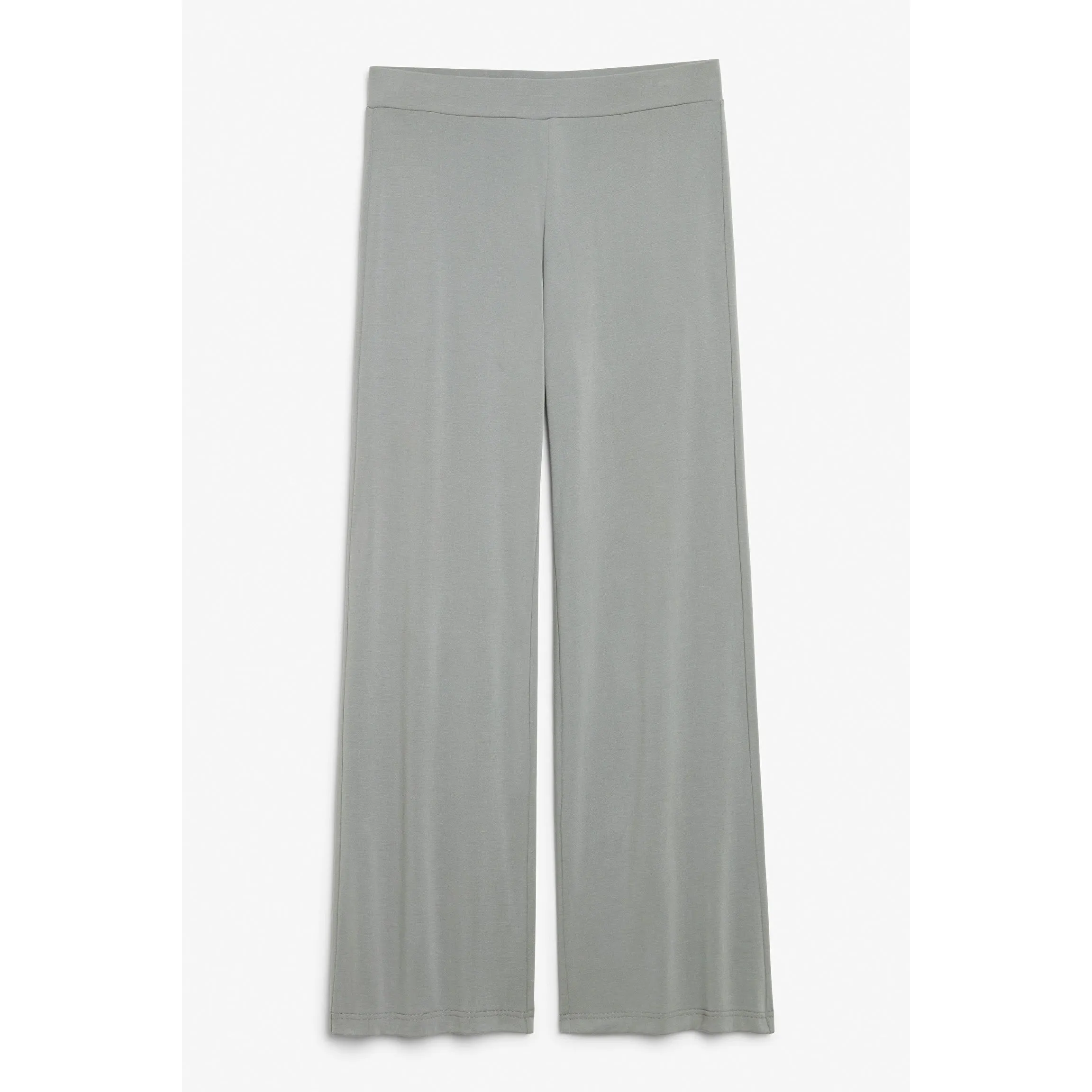 Monki Wide leg super-soft trousers, gray