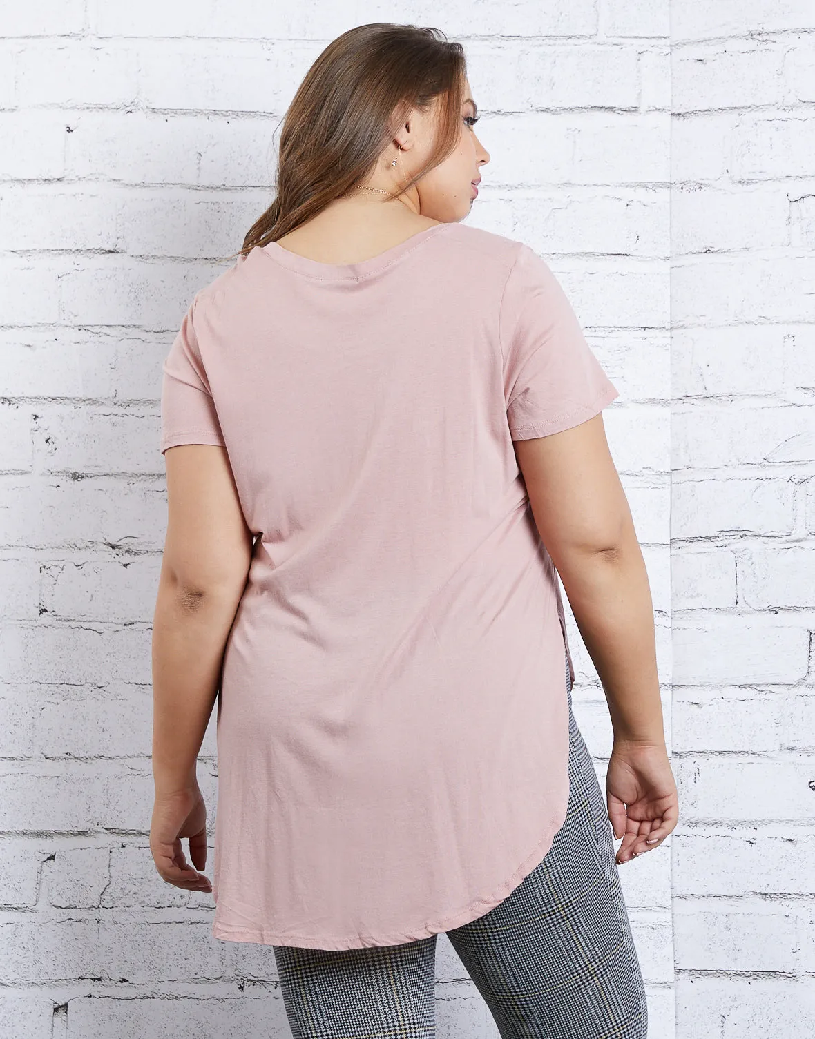 Plus Size Jamie Slit Tee