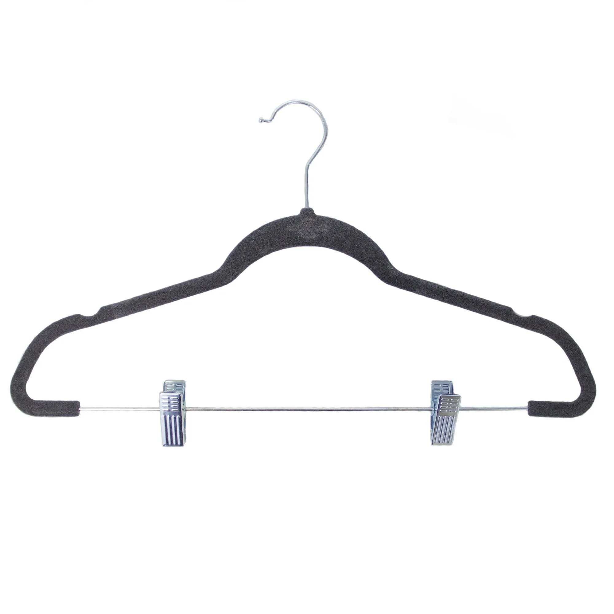 Premium Heavyweight 90g Velvet Hangers with Clips