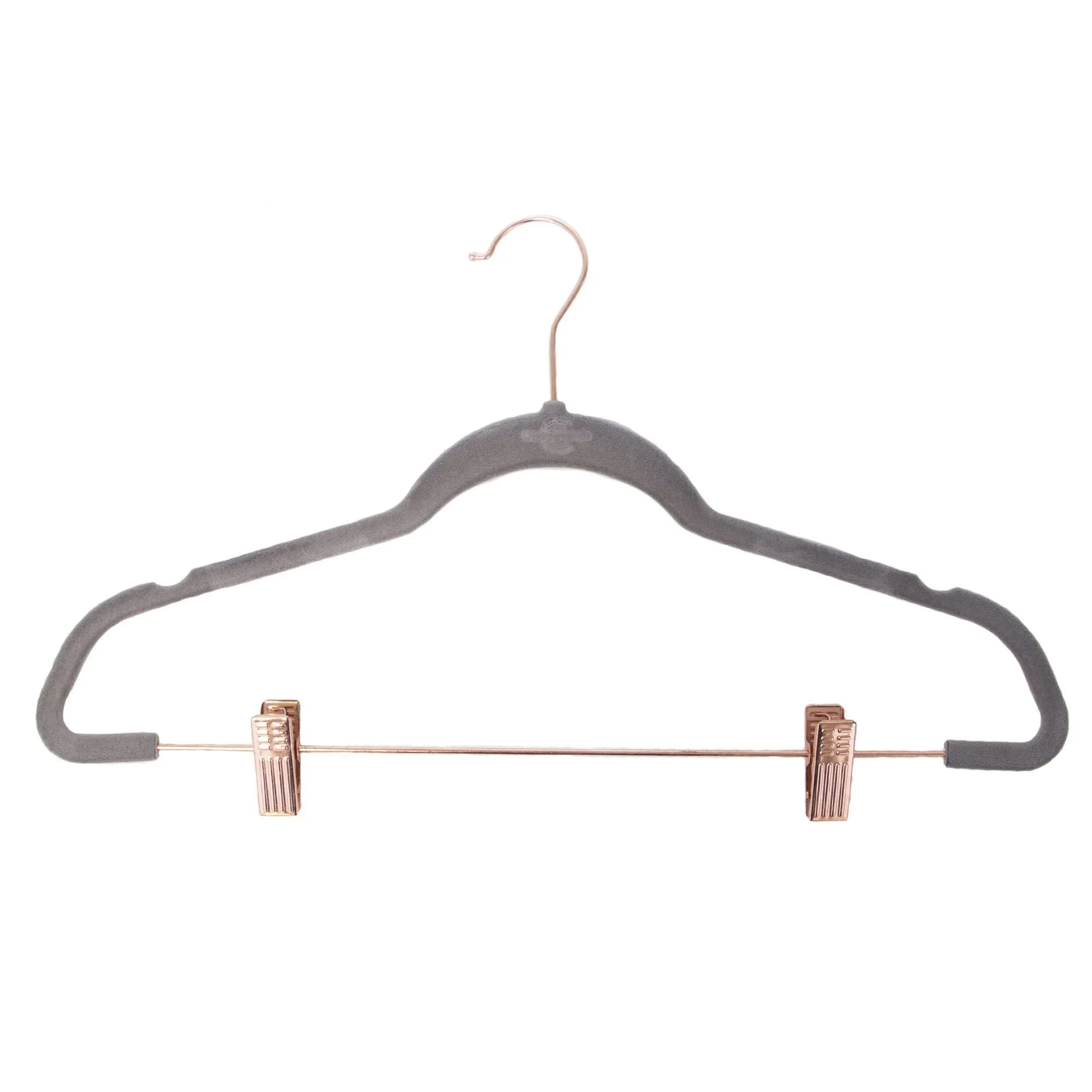 Premium Heavyweight 90g Velvet Hangers with Clips