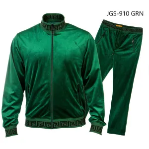 PRESTIGE GREEN GREEK KEY TRACKSUIT