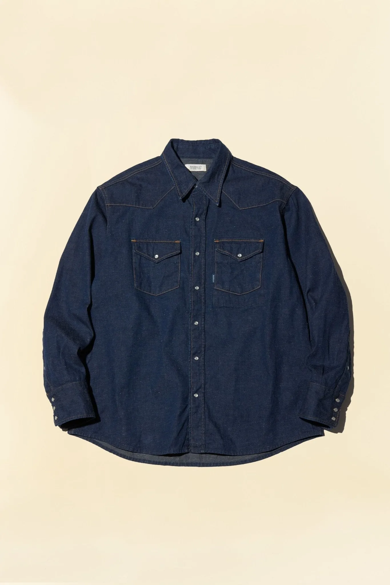 Radiall True Deal Shirt L/S - Deep Indigo