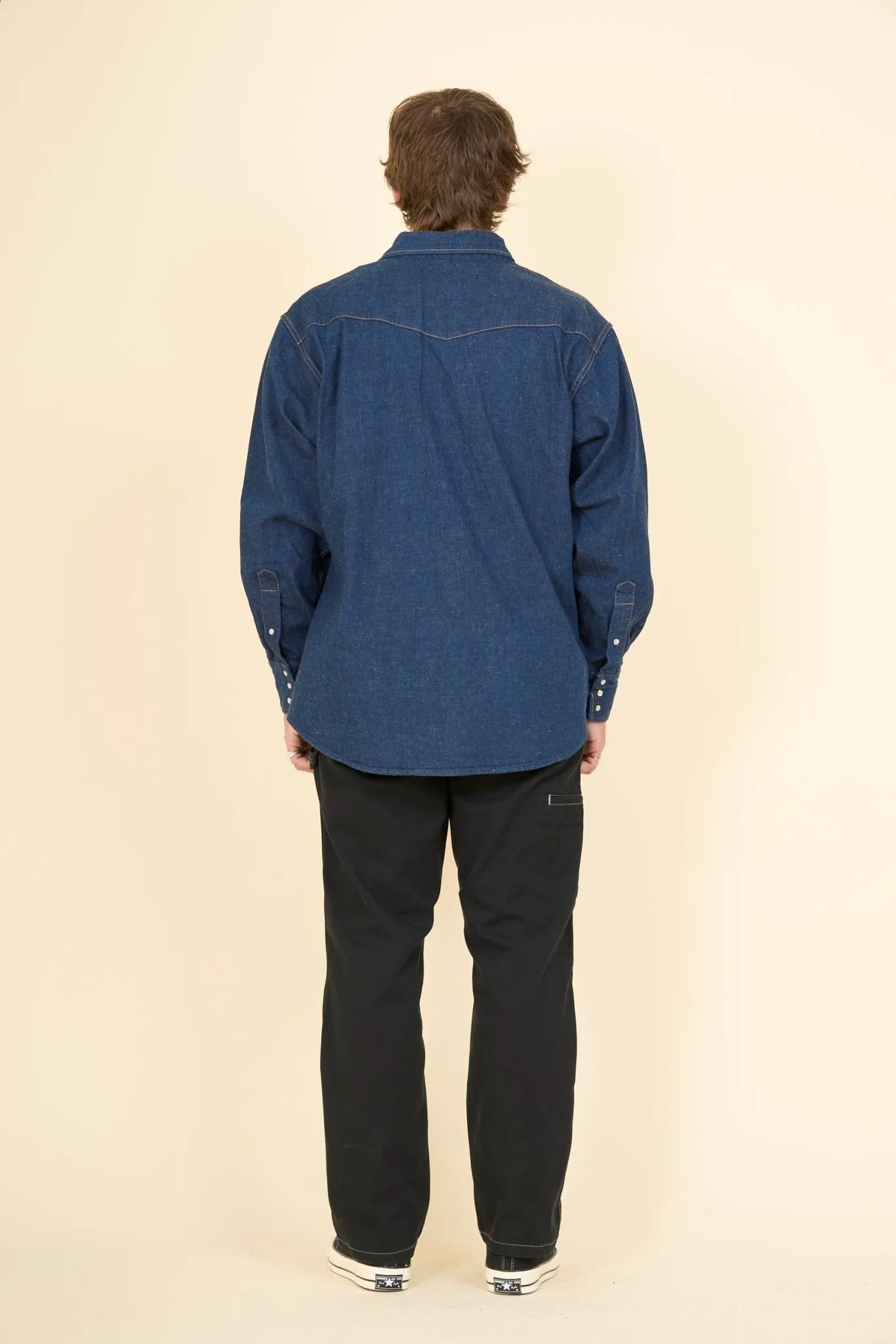 Radiall True Deal Shirt L/S - Deep Indigo