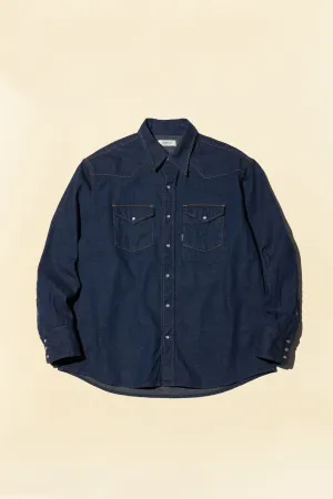 Radiall True Deal Shirt L/S - Deep Indigo