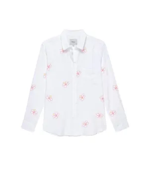 Rails Charli Hibiscus Embroidered Shirt