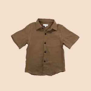 REM Mocha Button Down for Boys