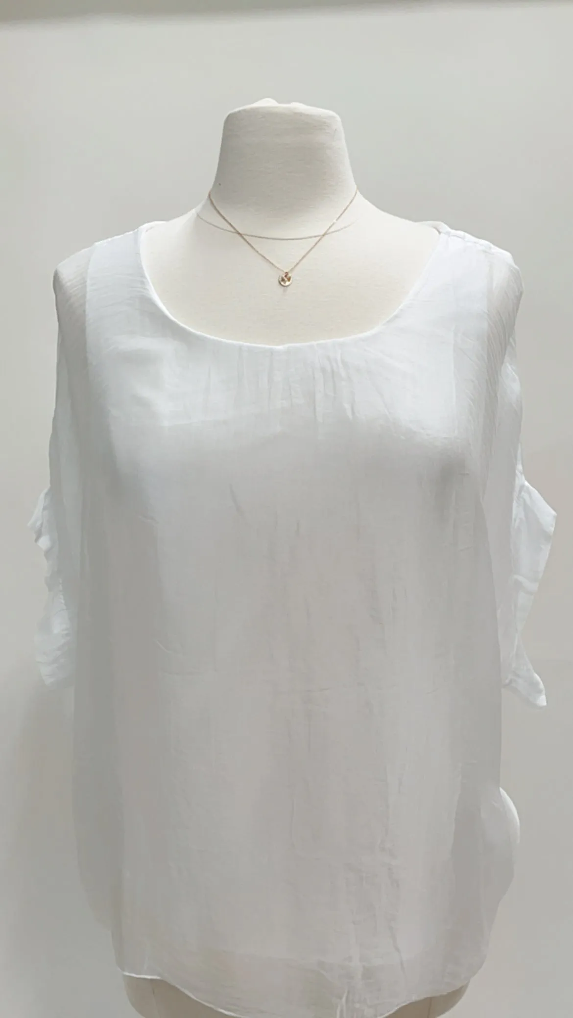 Silk Short Sleeve Top