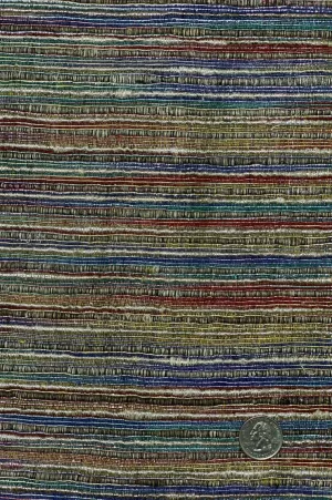 Silver/Multicolor Metallic Silk Tweed 89 Fabric