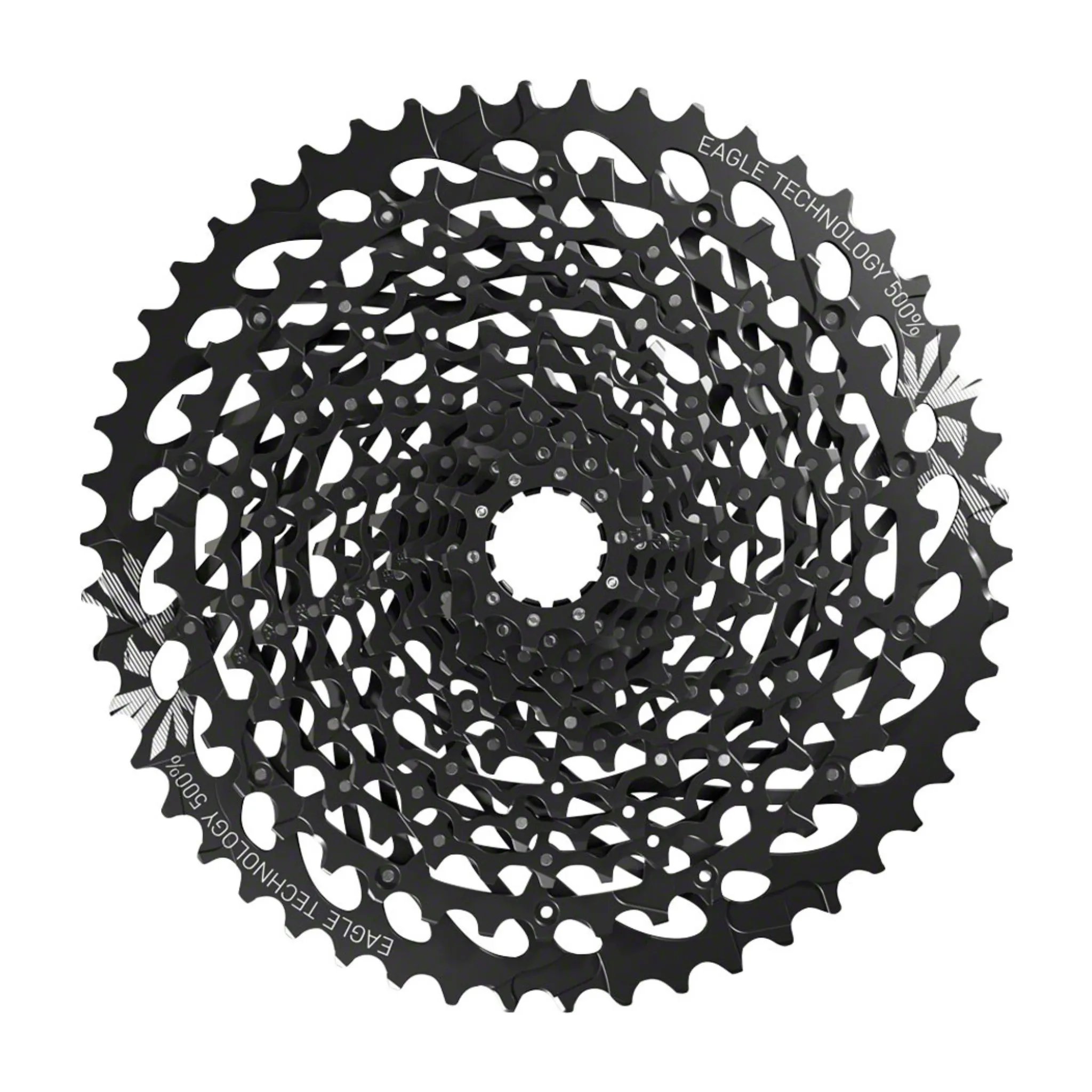 SRAM GX Eagle XG-1275 Cassette - 12 Speed 10-50t Black For XD Driver Body