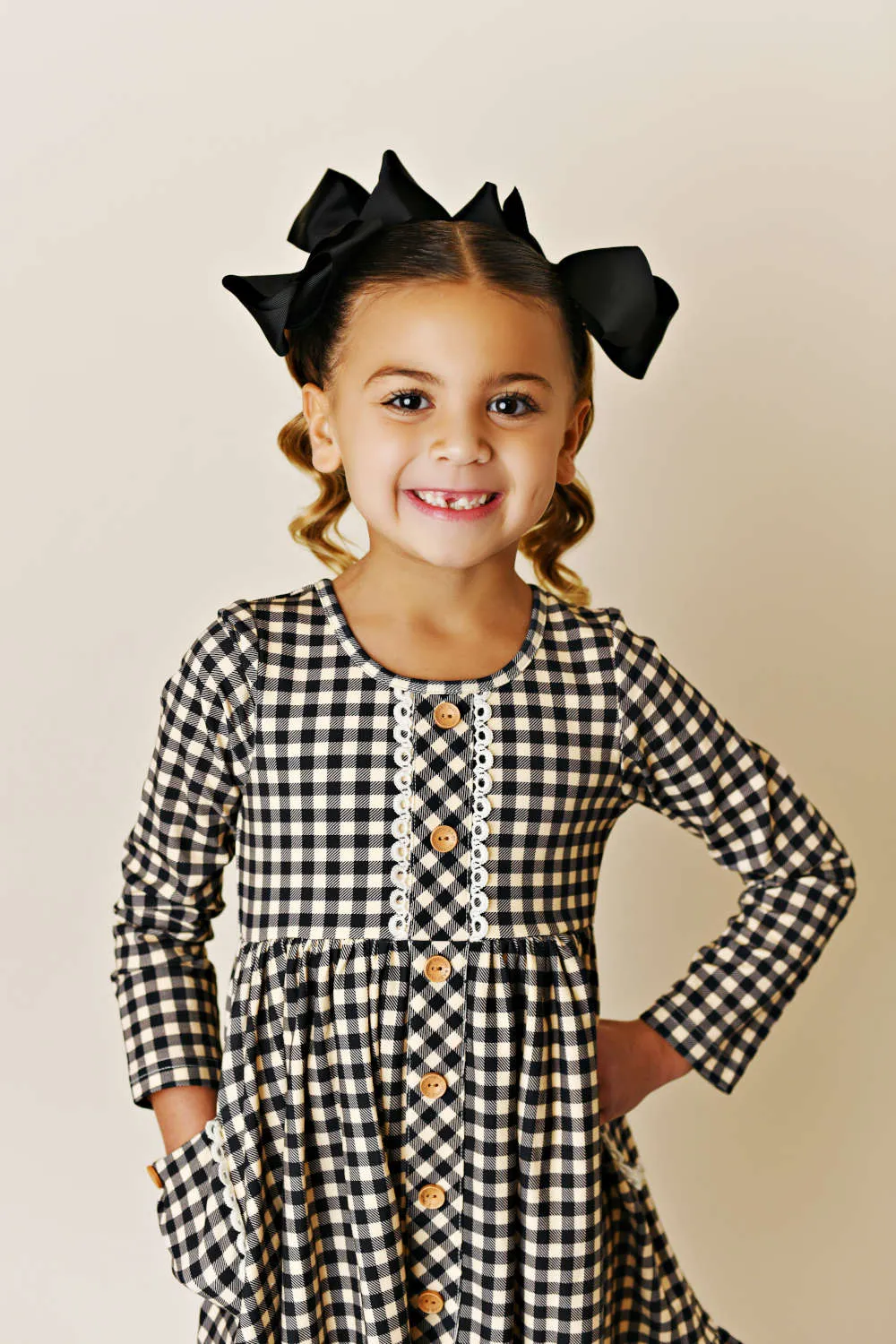 Swoon Baby Clothing Prim Gingham Pocket Dress